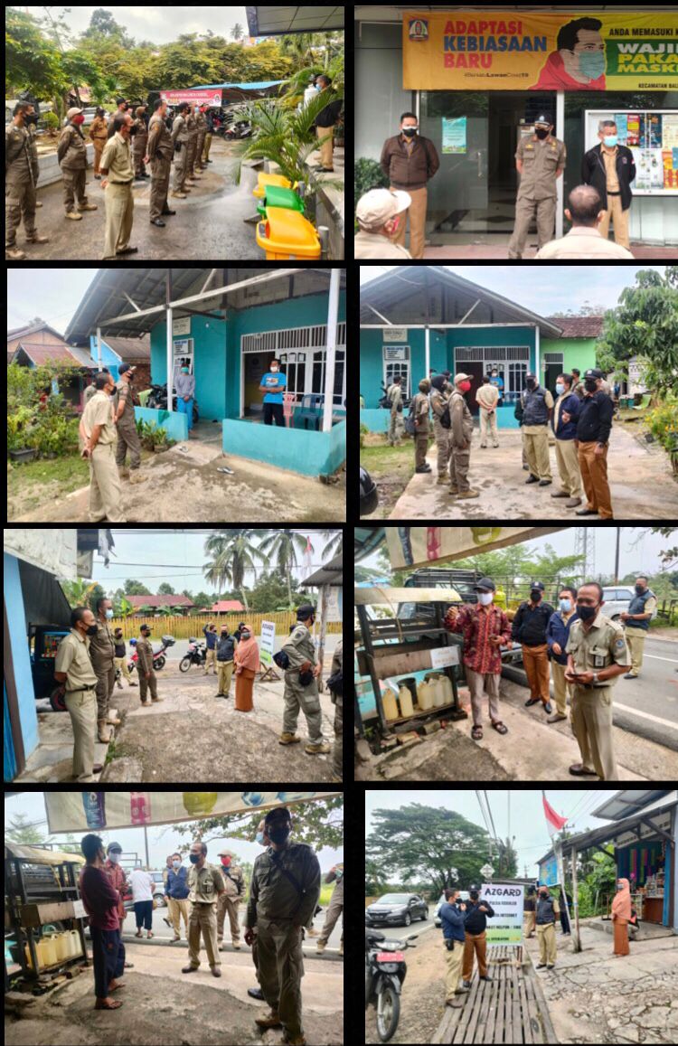 Pelaksanaan Giat PPKM Level 4 Diwilayah Kecamatan Balikpapan Utara (Kelurahan Karang Joang)