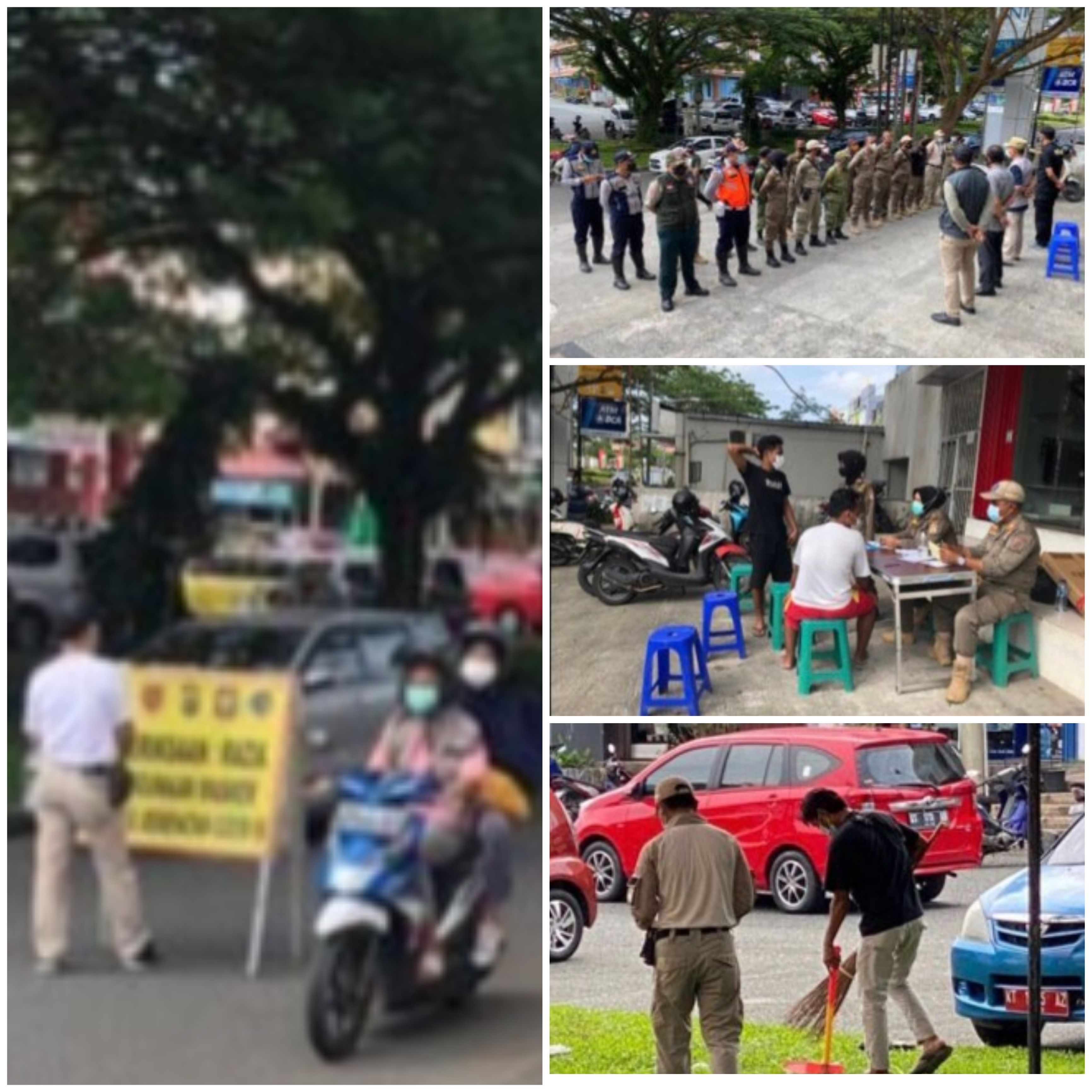 Pelaksanaan Giat PPKM Level II di Wilayah Kecamatan Balikpapan Utara