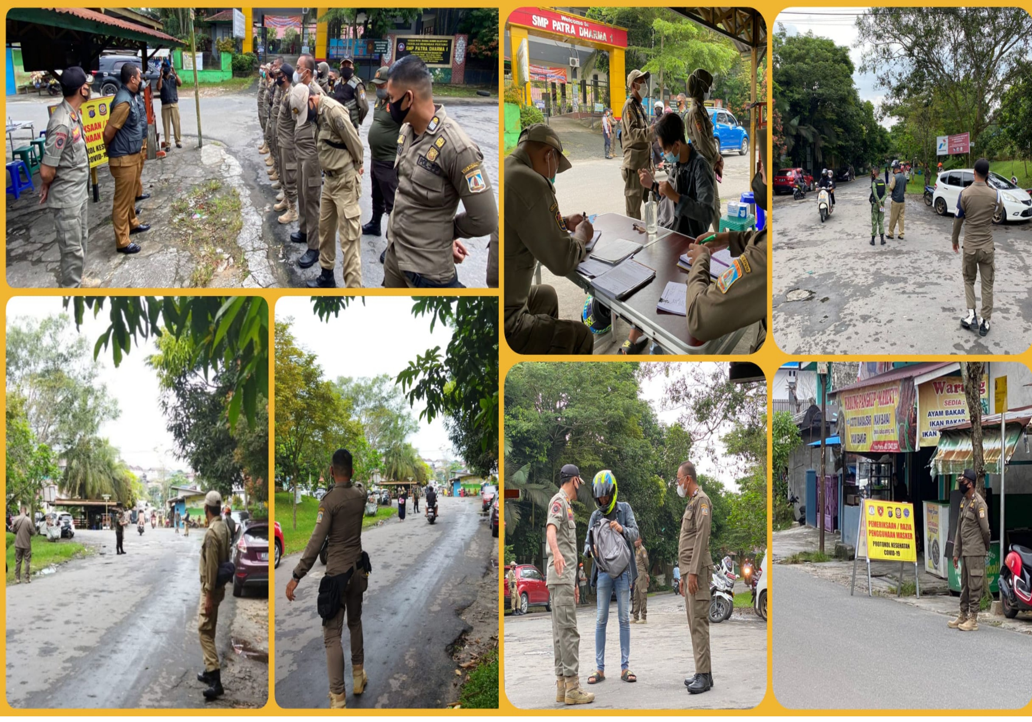 Pelaksanaan Giat PPKM Level II Berbasis Mikro di Wilayah Kecamatan Balikpapan Utara