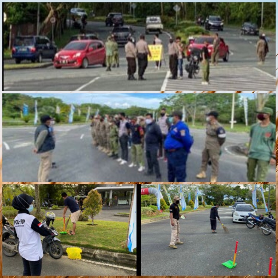 Pelaksanaan Giat PPKM Level II Berbasis Mikro di Wilayah Kecamatan Balikpapan Utara