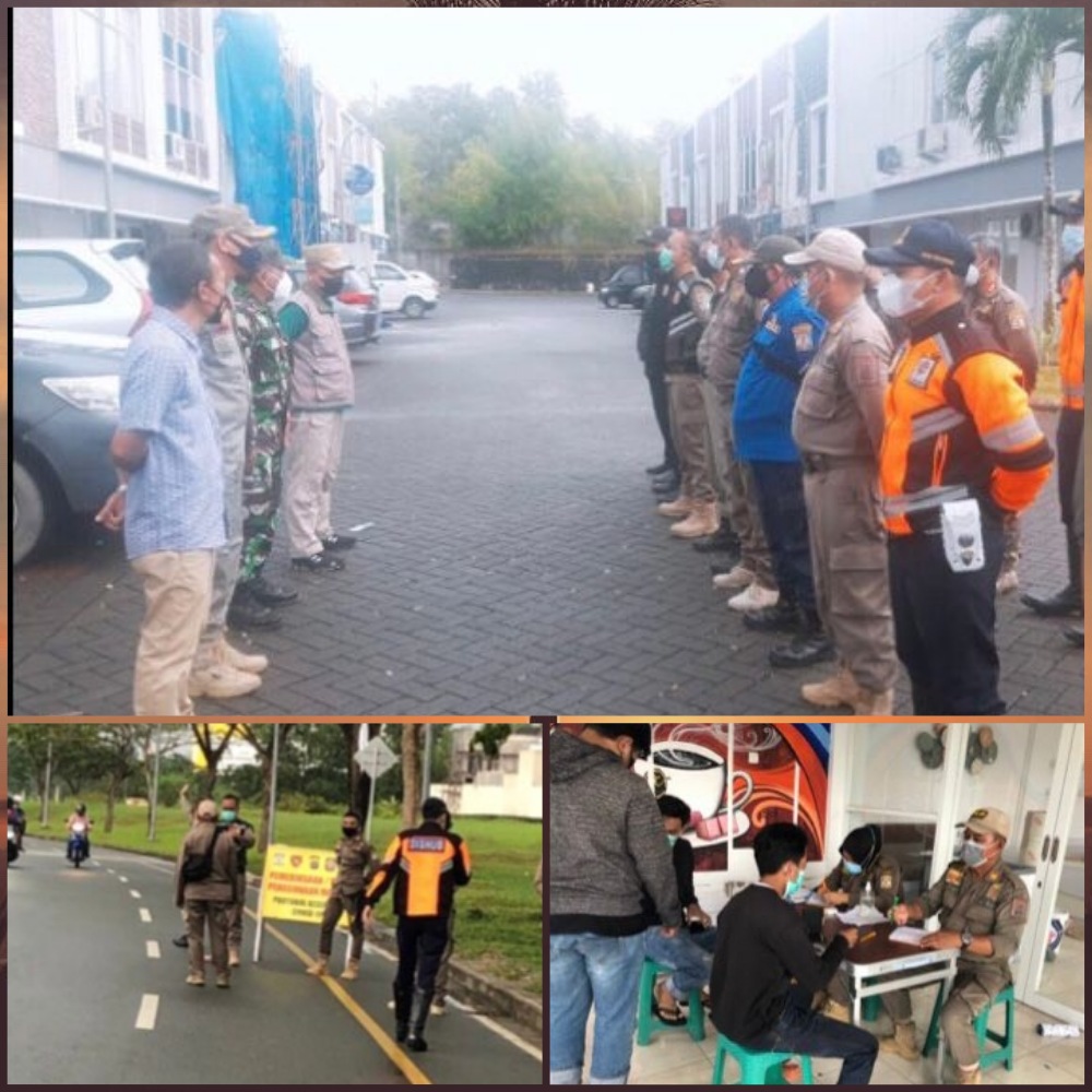 Pelaksanaan Giat PPKM Level II Berbasis Mikro Diwilayah Kecamatan Balikpapan Utara