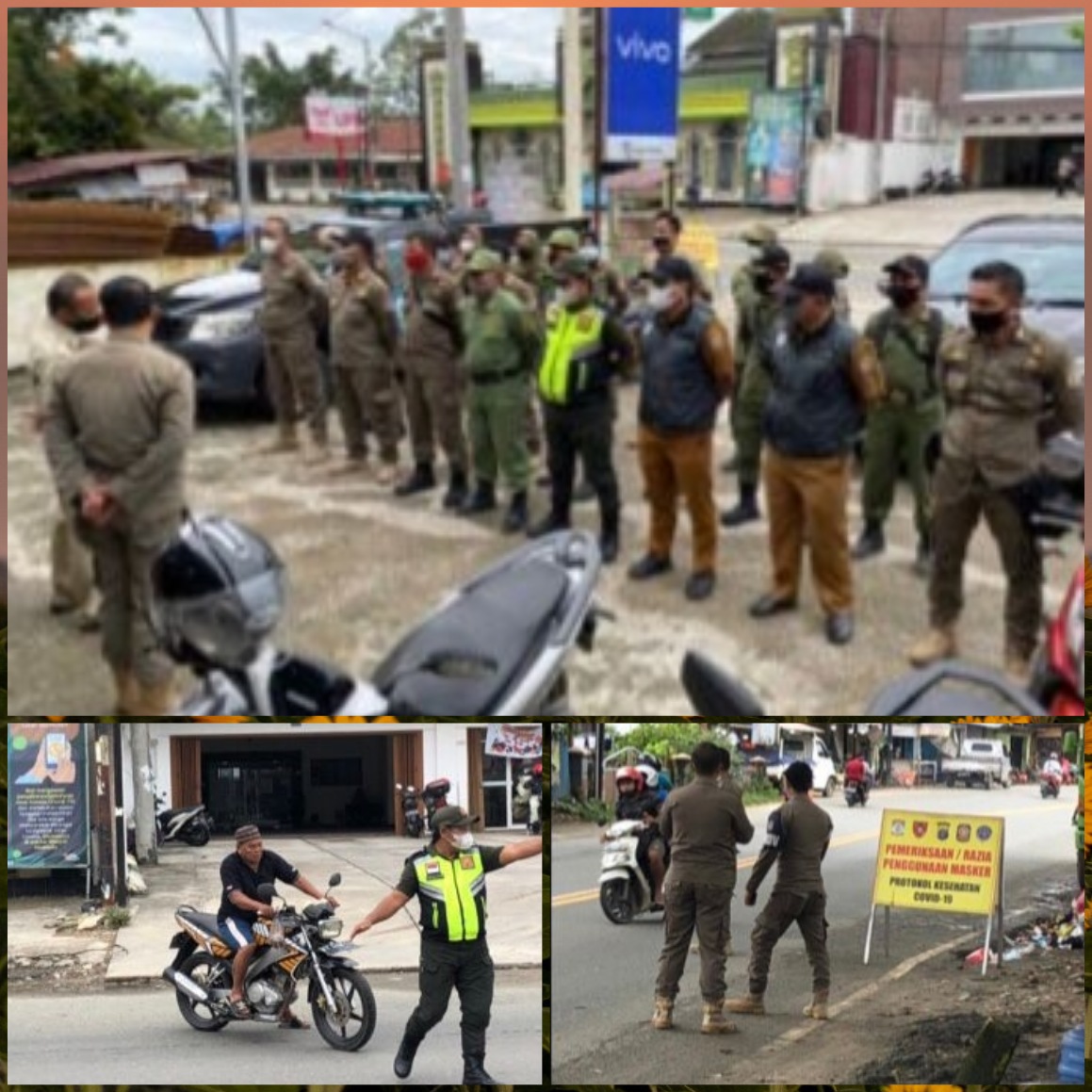 Pelaksanaan Giat PPKM Level II Berbasis Mikro di Wilayah Kecamatan Balikpapan Utara