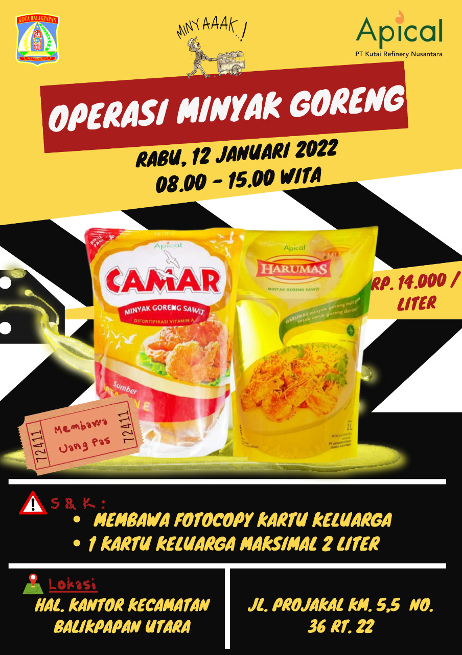 Ayoo... Jangan lewatkan operasi pasar minyak 