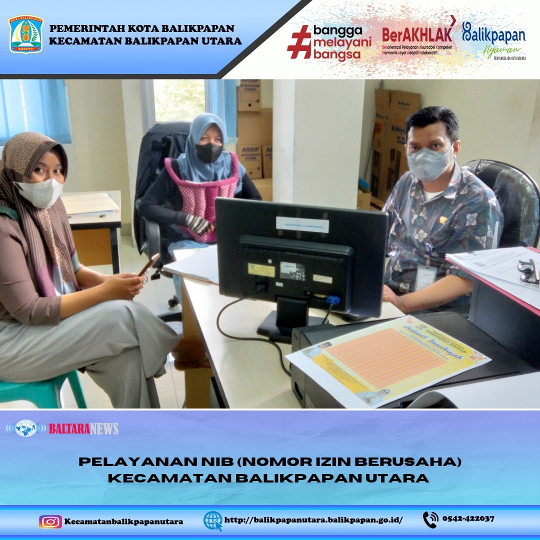 Pelayanan NIB kecamatan Balikpapan Utara