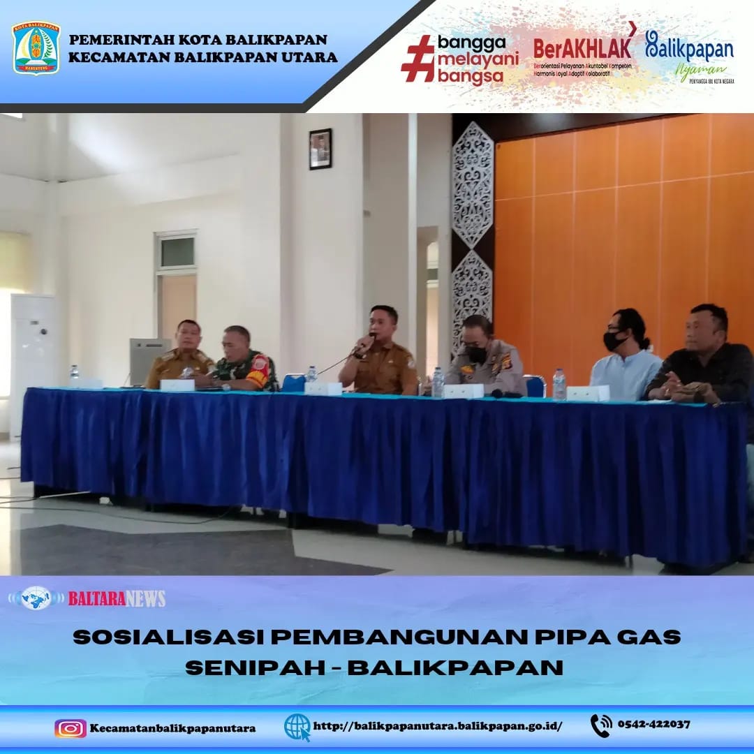 Sosialisasi Pembangunan Pipa Gas Senipah-Balikpapan