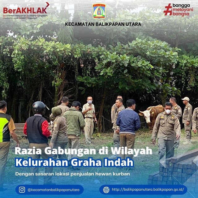 Razia Gabungan Diwilayah Kelurahan Graha Indah 