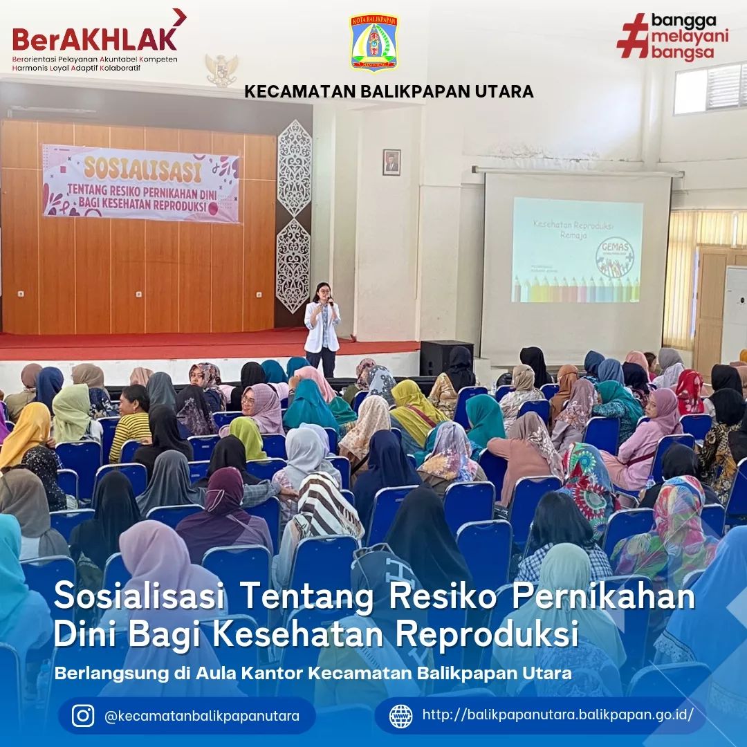 Sosialisasi Tentang Resiko Pernikahan Dini Bagi Kesehatan Reproduksi